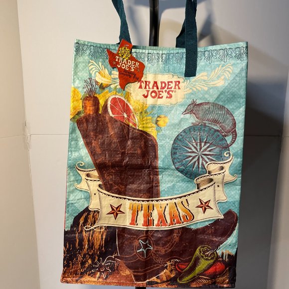Trader Joe's Bags 4 Trader Joes Reusable State Totes 4 Pack Bundle Poshmark